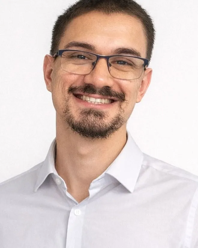 David Bento, psicólogo, sorrindo